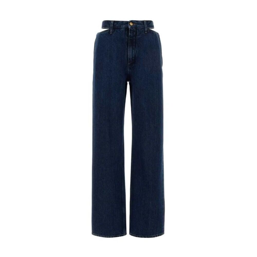 Jil Sander Women Jil Sander 140 Treated Wide-Leg Jeans
